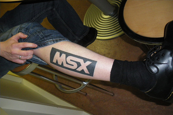 MSX tattoo